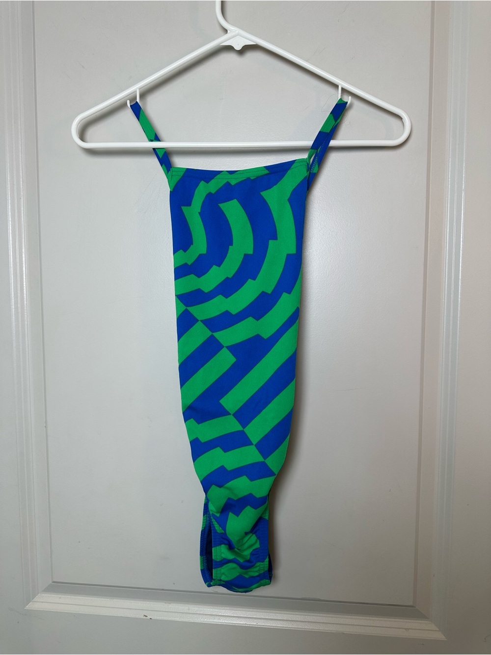 NEW SPEEDO Vortex Maze Endurance + Blue & Green One Piece Swimsuit, XS/30